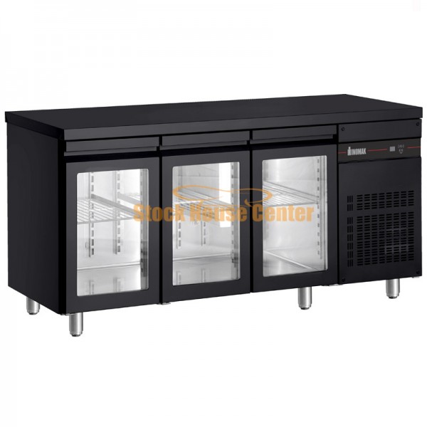 Ψυγείο πάγκος Συντήρηση PNRΒ999/GL σε μαύρο χρώμα